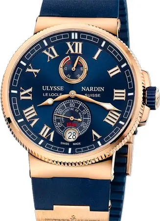 Ulysse Nardin Maxi Marine Chronometer 18K Rose Gold Men's Watch 1186-126-3/43