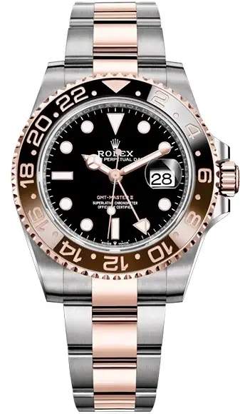 Rolex GMT-Master II Stainless Steel and 18K Rose Gold Men's Watch