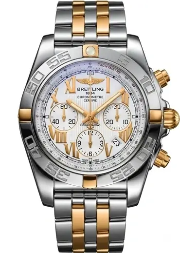 Breitling Chronomat Stainless Steel & 18k Rose Gold Men's Watch I