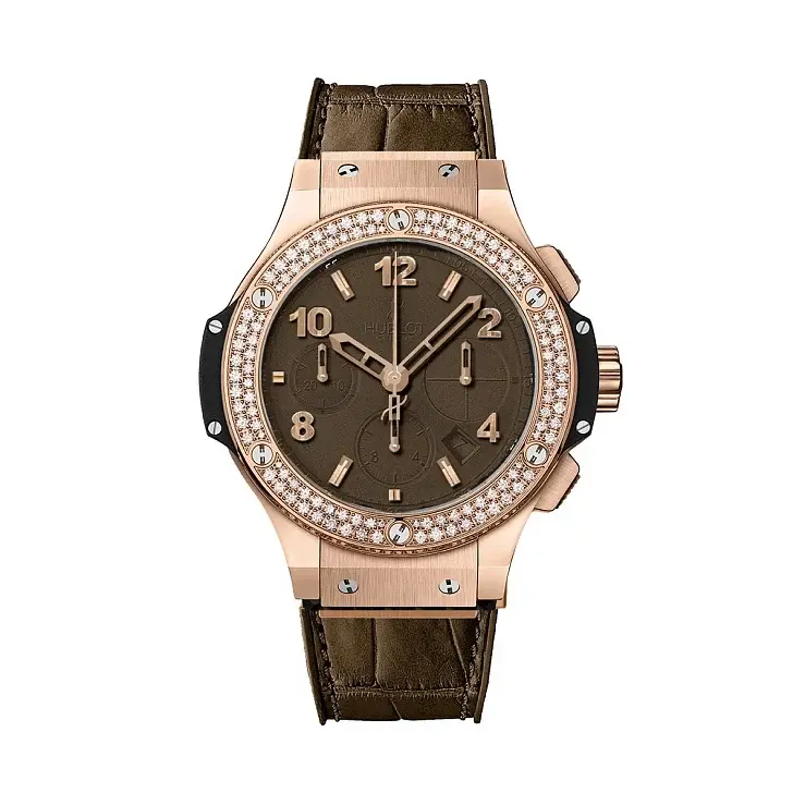 Hublot Big Bang Chronograph 18K Rose Gold & Diamonds Men's Watch