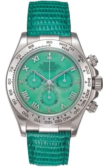 Rolex Daytona Chronograph 18K White Gold Men's Watch