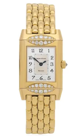 Jaeger-LeCoultre Reverso Duetto 18K Yellow Gold & Diamonds Lady's Watch
