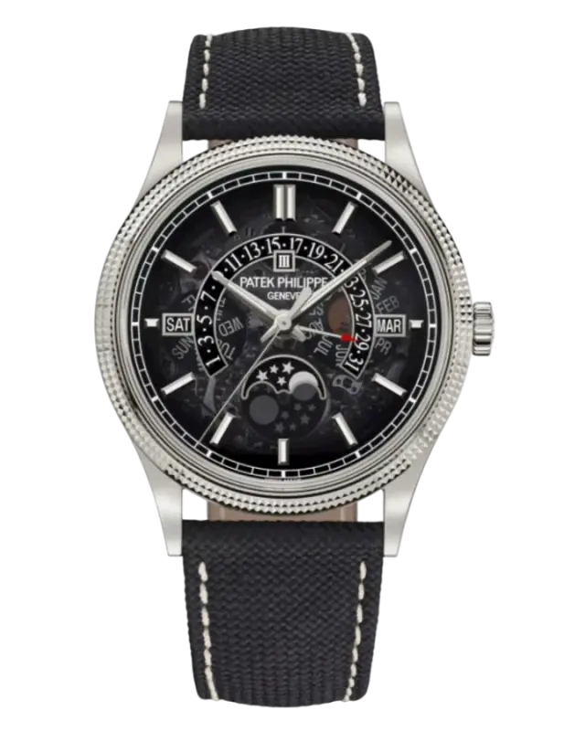 Patek Philippe Retrograde Perpetual Calendar 18K White Gold Men’s Watch
