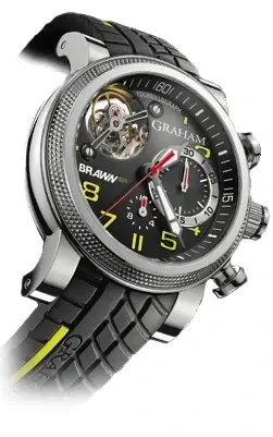 Graham Tourbillograph Brawn GP Trackmaster G-BGP-001 Stainless Steel