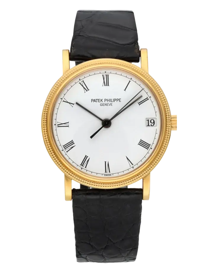 Patek Philippe ‘Clous de Paris Calatrava 18K Yellow Gold Unisex watch