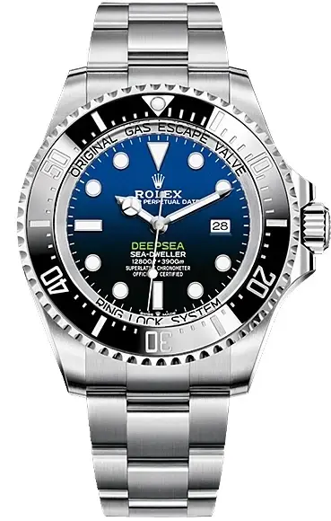 Rolex Deepsea D -BLUE DIAL Stainless Steel Men's Watch