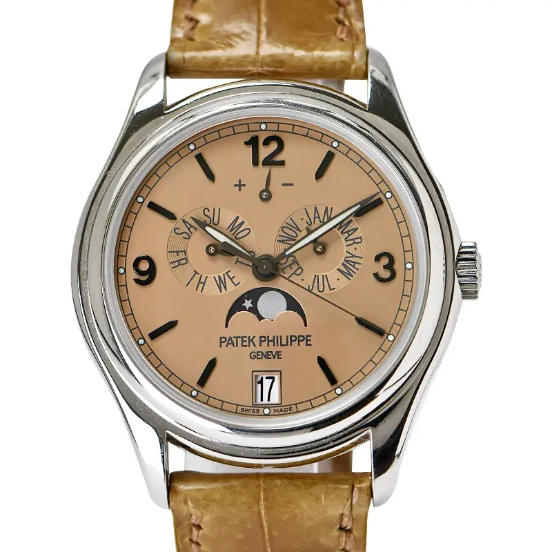 Patek Philippe Complicated Watches Annual Calendar Platinum Men's Watch
