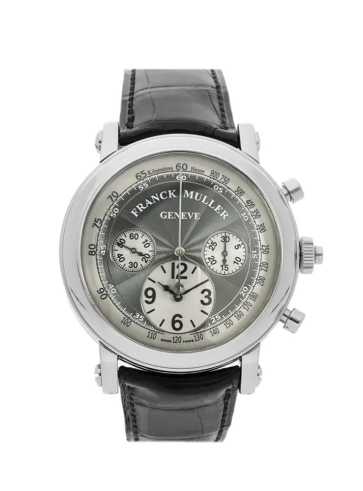 Franck Muller Vanguard Yachting Crongraph Rattrapante Stainless steel