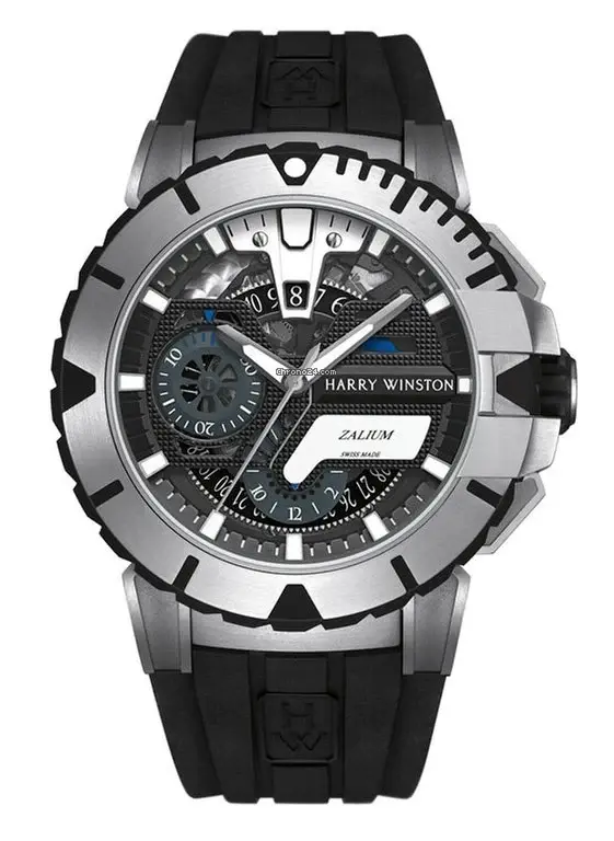 Harry Winston Ocean Sport Chronograph Limited Edition Zalium Rubber Men`s Watch