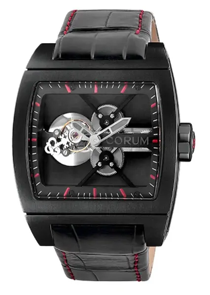 Corum Golden Bridge Ti-Bridge Tourbillon Stainless Steel Mens Watch