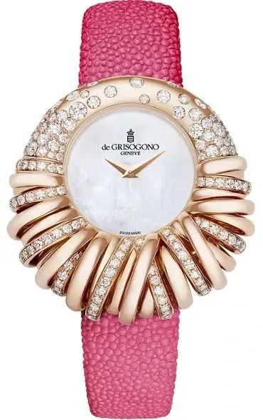 De grisogono Allegra 18K Rose Gold & Diamonds Lady's Watch