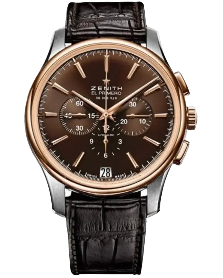 Zenith El Primero Captain Chronograph Stainless steel & 18K Rose Gold
