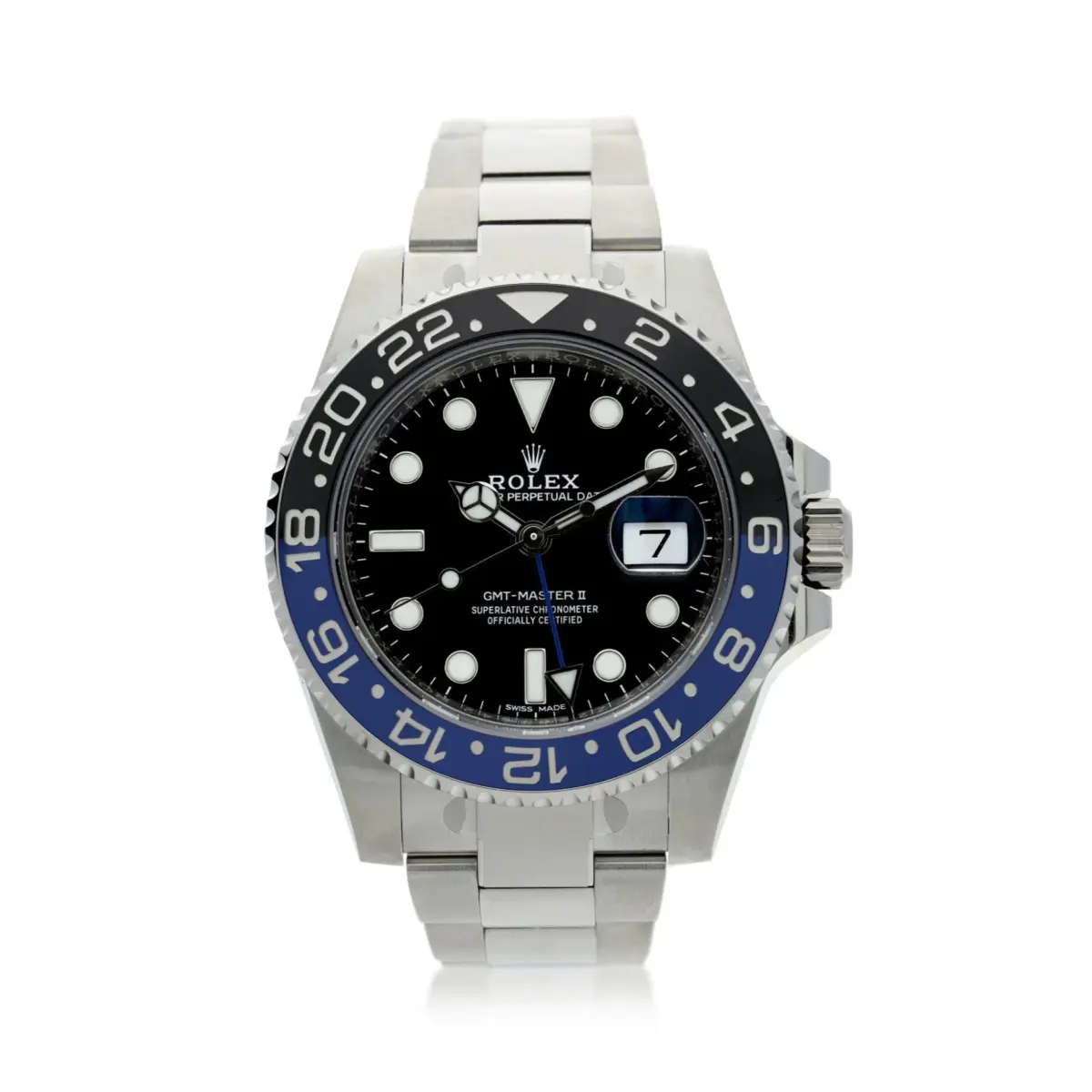Rolex GMT Master II Stainless Steel & Ceramic Men's Watch