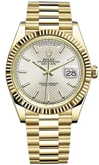 Rolex Day-Date 18K Yellow Gold Men's Watch