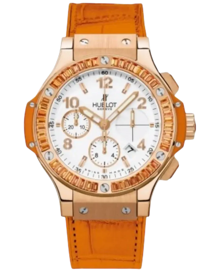 Hublot Big Bang Tutti Frutti Chronograph 18K Rose Gold & Orange Sapphire