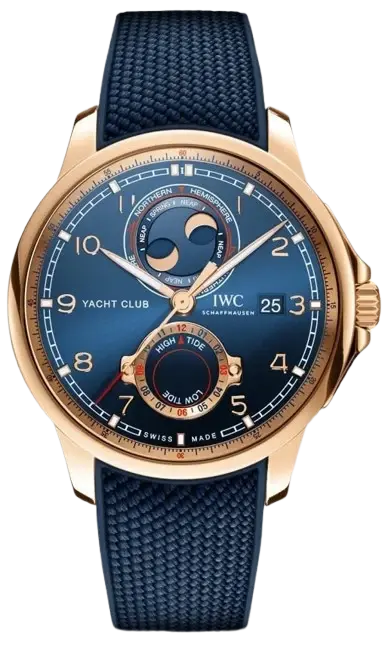 IWC Portuguese Yacht Club Moon & Tide 18K Rose Gold Men’s Watch