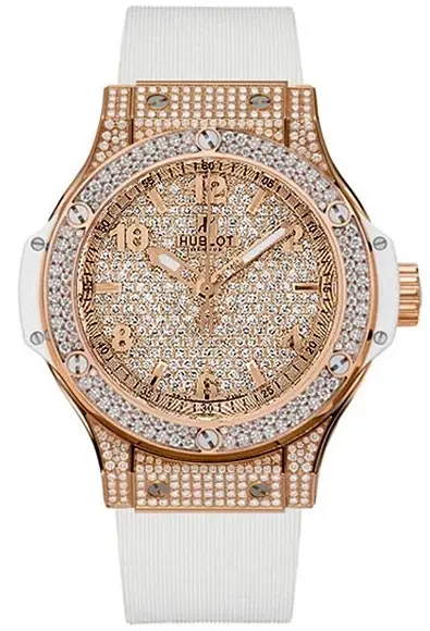 Hublot Big Bang 18K Rose Gold & Diamonds Lady's Watch