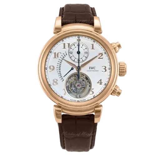 IWC Da Vinci Tourbillon Retrograde Chronograph 18K Rose Gold Men’s Watch