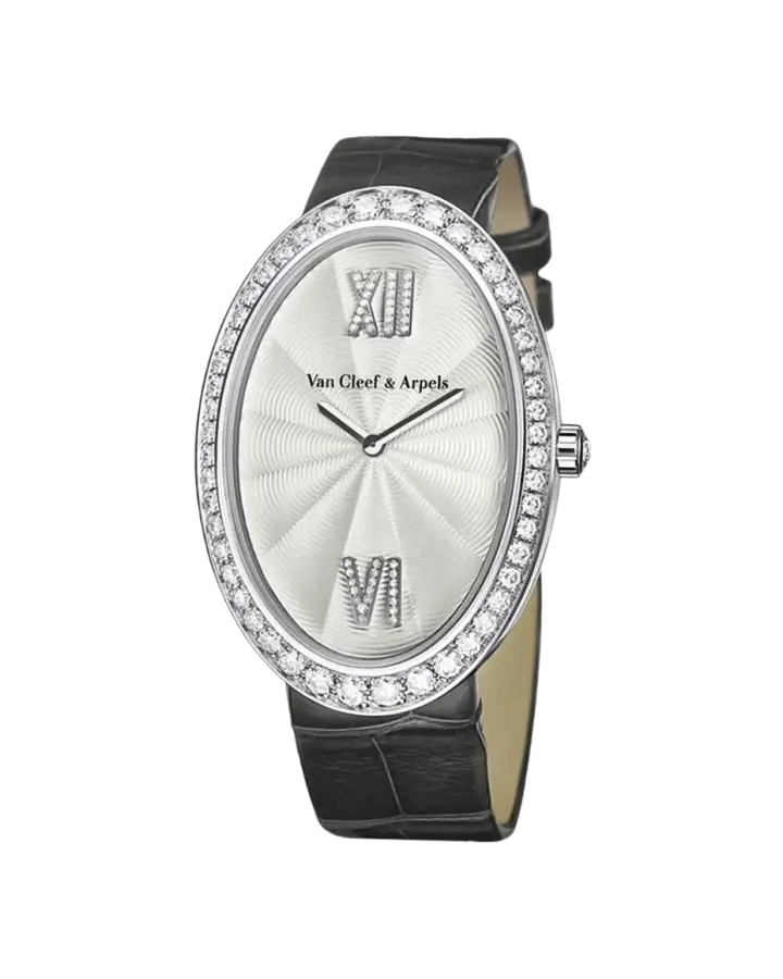 Van Cleef & Arpels Timeless XL 18K White Gold & Diamonds Lady's Watch