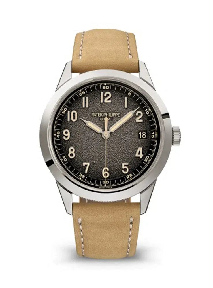 Patek Philippe Calatrava 18K Whte Gold Men's Watch
