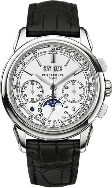 Patek Philippe Perpetual Calendar Chronograph 18K White Gold Men’s Watch