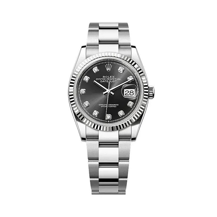 Rolex Datejust Stainless steel & 18K White Gold & Diamonds Lady's Watch