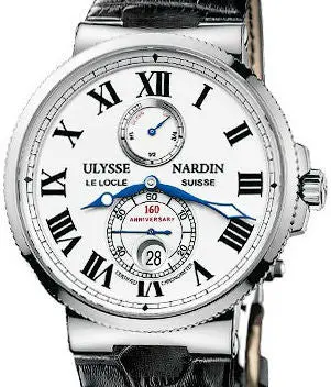 Ulysse Nardin Marine Chronometer Anniversary 160 Platinum Men's Watch