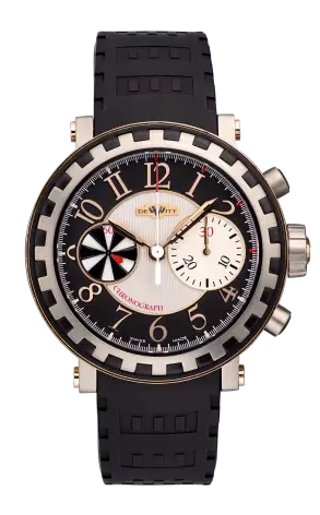 DeWitt Academia Chronographe Sequentiel 18K Rose Gold & Titanium Men's Watch