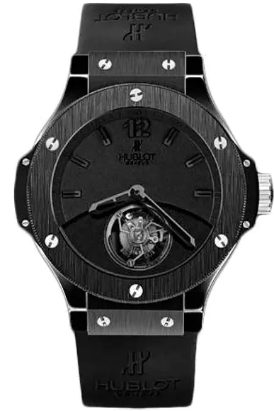 Hublot Big Bang Tourbillon Solo Black Ceramic Men's Watch 305.CM.134.RX