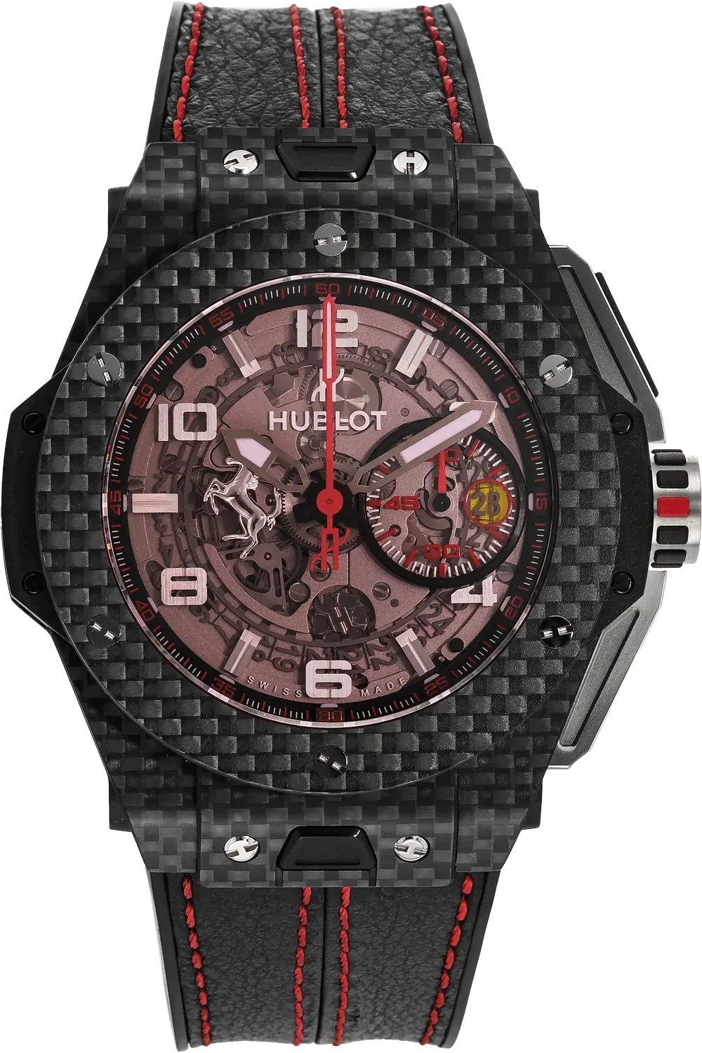 Hublot Big Bang Ferrari Red Magic Carbon Fiber Men's Watch