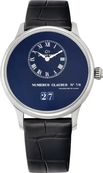 Jaquet Droz Elegance Paris 18K White Gold Men's Watch.