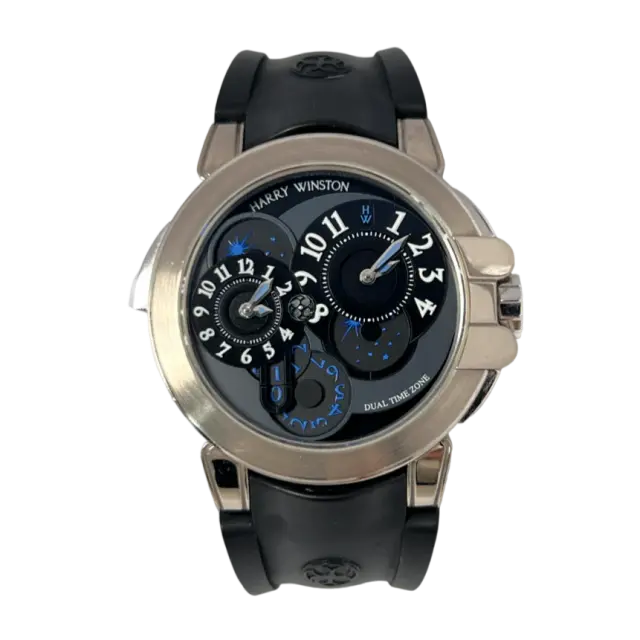 Harry Winston: Project Z4 Ocean Dual Time Limited Edition 18 K White