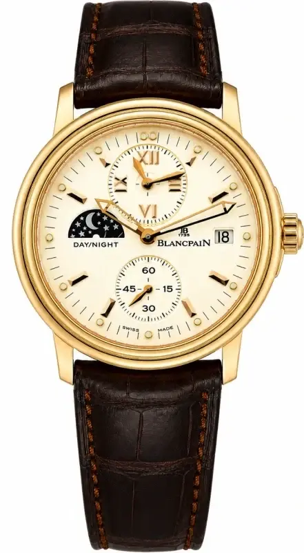 Blancpain Léman Dual Time Limited Edition 18k Rose Gold Men's Watch