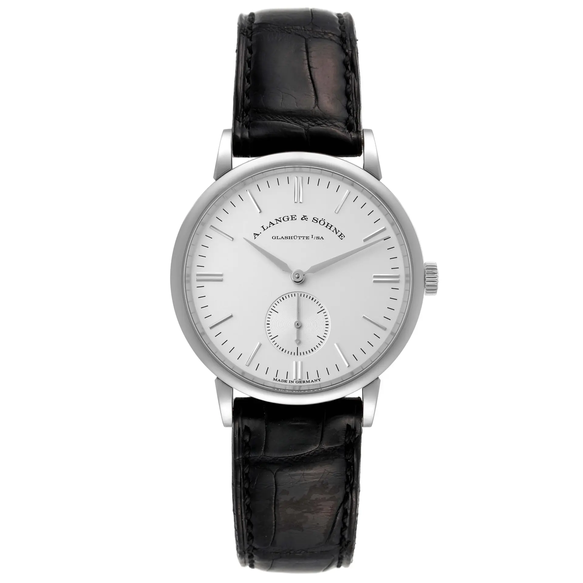 A. Lange & Söhne Saxonia Manual Wind 18K White Gold Men’s Watch