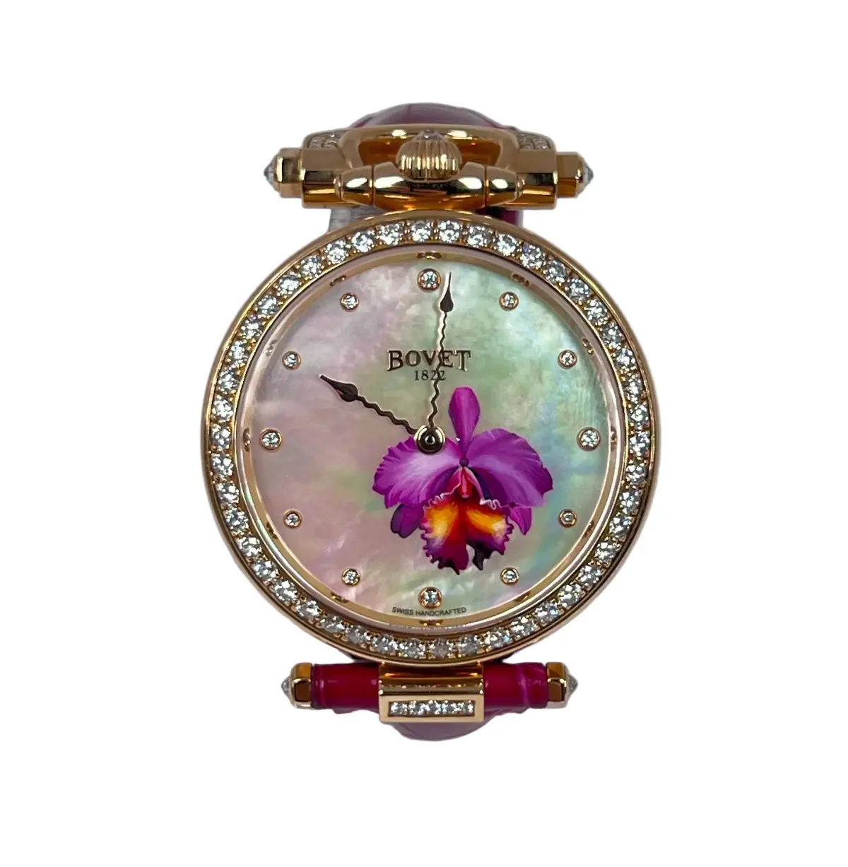 Bovet Amadeo Fleurier 39mm "Orchid" Ladies Watch in 18K Red Gold