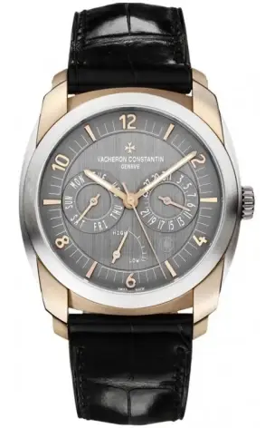 Vacheron Constantin QUAI DE I'ILE Titanium & 18K Rose Gold Men's Watch