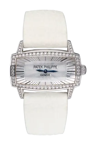 Patek Philippe Gondolo Gemma 18K White Gold & Diamonds Ladies Watch
