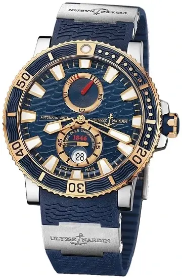 Ulysse Nardin Diver Maxi Marine Diver 18k Rose Gold & Titanium Men's Watch