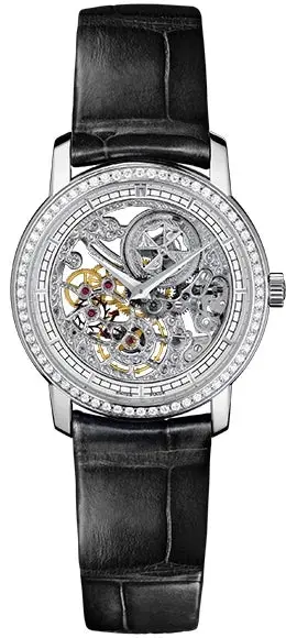 Vacheron Constantin Traditionnelle 18K White Gold & Diamonds Lady's Watch