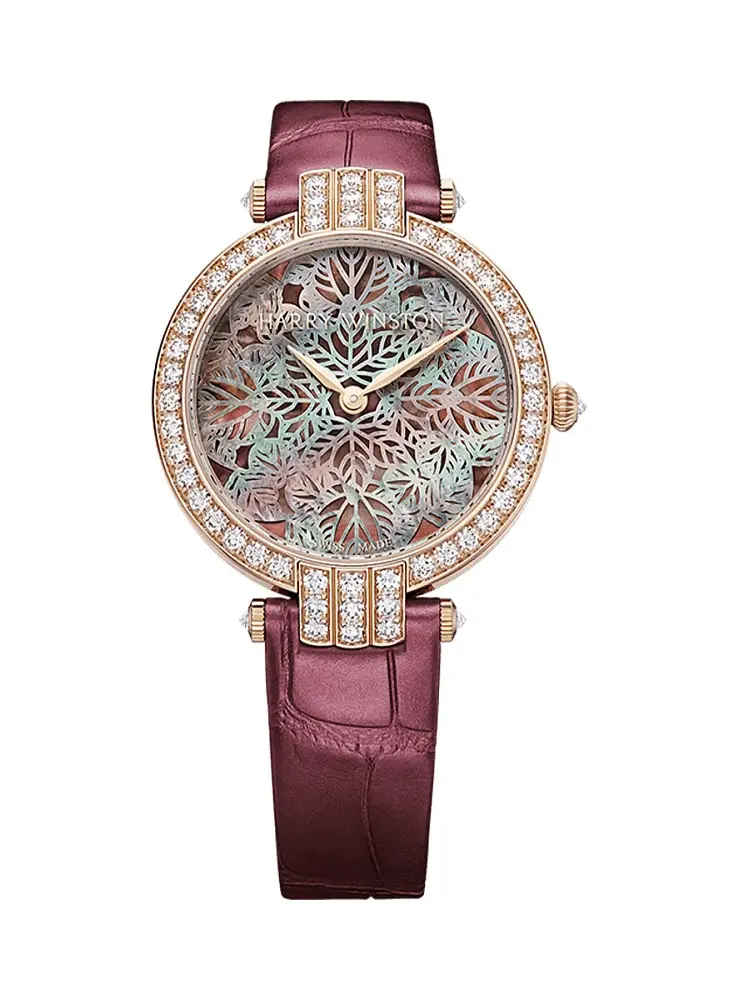 Harry Winston Premier Precious Lace 18K Rose Gold & Diamonds Lady's Watch