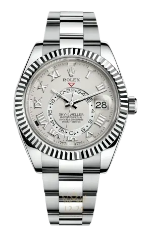 Rolex Sky-Dweller Oyster Perpetual 18K White Gold Men's Watch