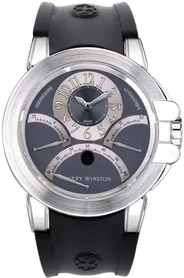 Harry Winston Premier Ocean Triple Retrograde Chronograph 18K White