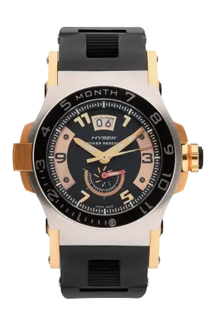 Jorg Hysek Abyss Power Reserve Stainless steel & 18K Gold Men's Watch