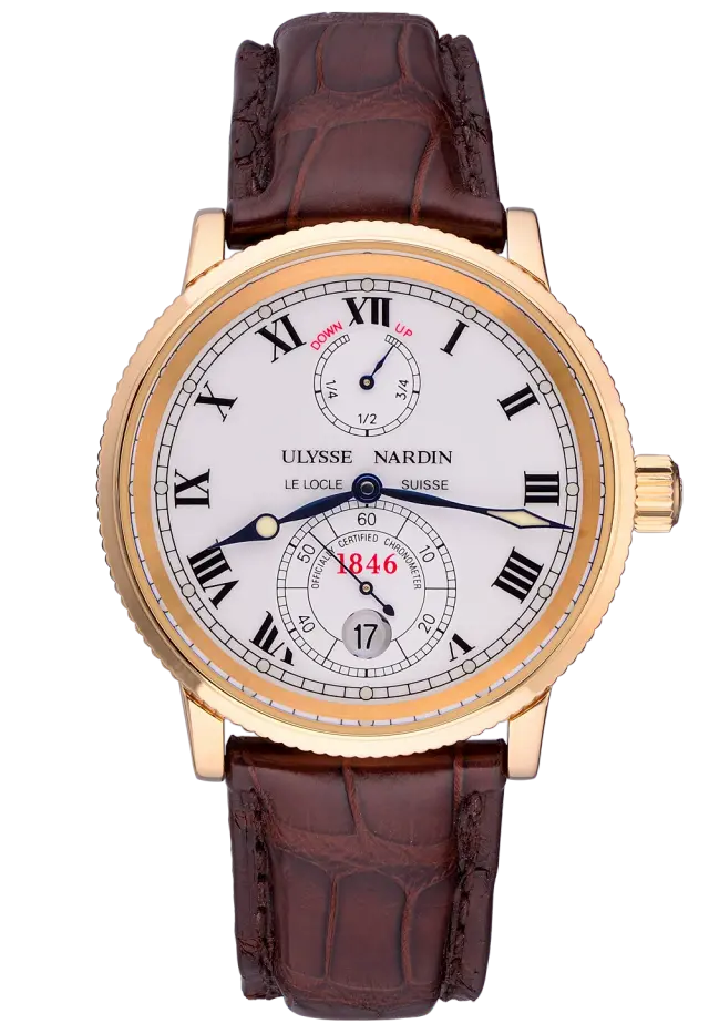 Ulysse Nardin Marine Chronometer 18K Yellow Gold Men's Watch