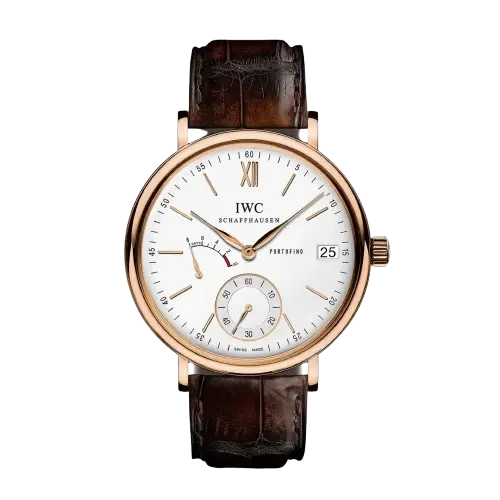 IWC Portofino Hand-Wound Eight Days 18k Rose Gold Men’s Watch
