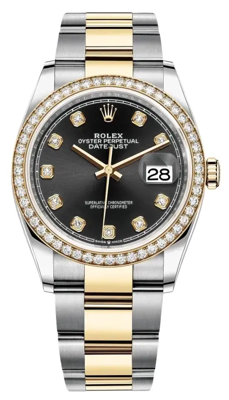 Rolex Datejust Stainless steel & 18K Yellow Gold & Diamonds Lady's Watch