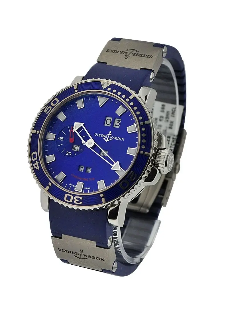 Ulysse Nardin Marine Aqua Perpetual Stainless Steel Mens Watch
