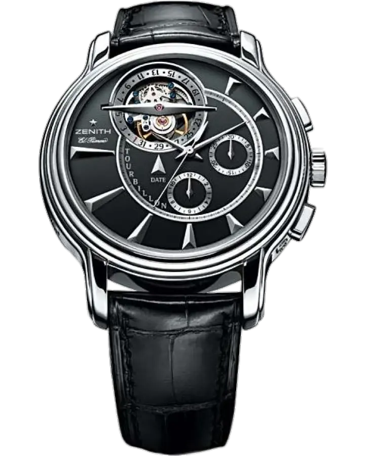 Zenith Academy Tourbillon Chronograph 18K White Gold Men's Watch
