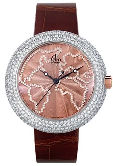Jacob & Co Brilliant Stainless Steel & Diamonds Lady's Watch
