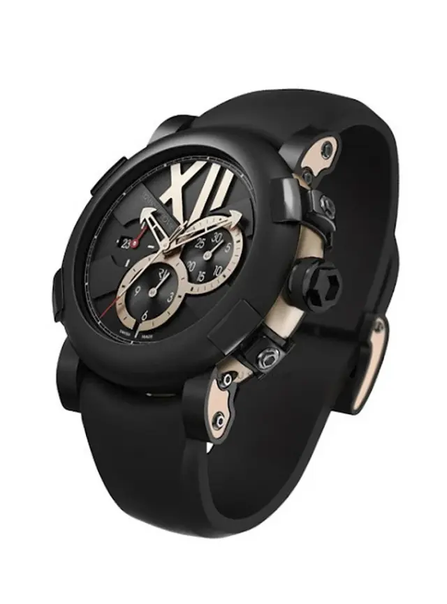 Romain Jerome Titanic-DNA Chronograph Black Ceramic & Rose Gold Men's Watch